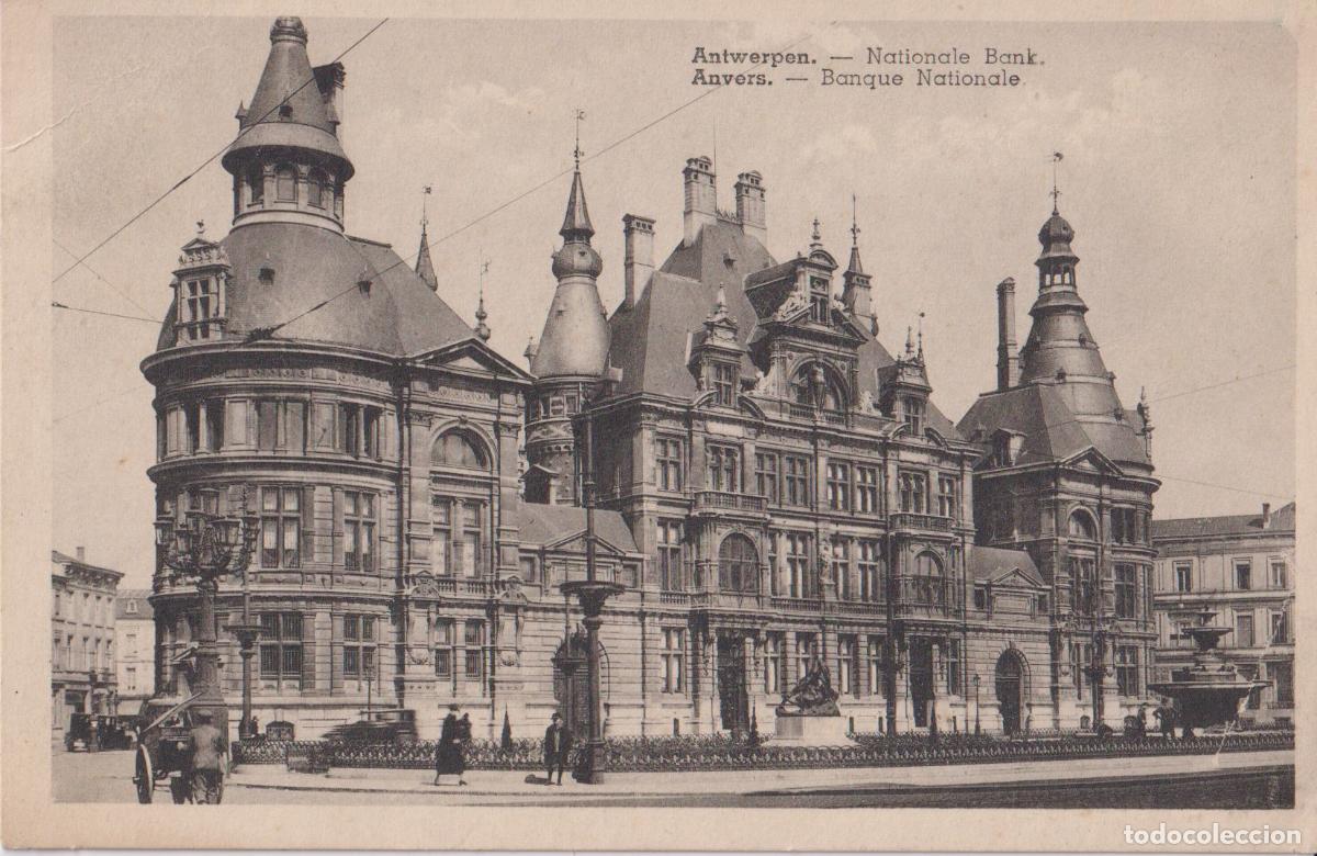 Postales: BELGICA, AMBERES, BANCO NACIONAL &ndash; RAMSA BRUX &ndash; S/C