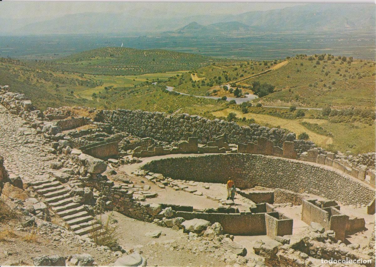 Postales: GRECIA, MICENAS, EL CIRCULO VISTA DE N.O. &ndash; HANNIBAL 6 &ndash; S/C