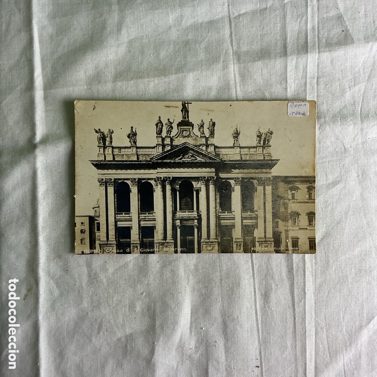 Postales: Postal Firenze (Florencia) Piazza di San Giovanni 1929 &ndash; Blanco y negro Original de la &eacute;poca