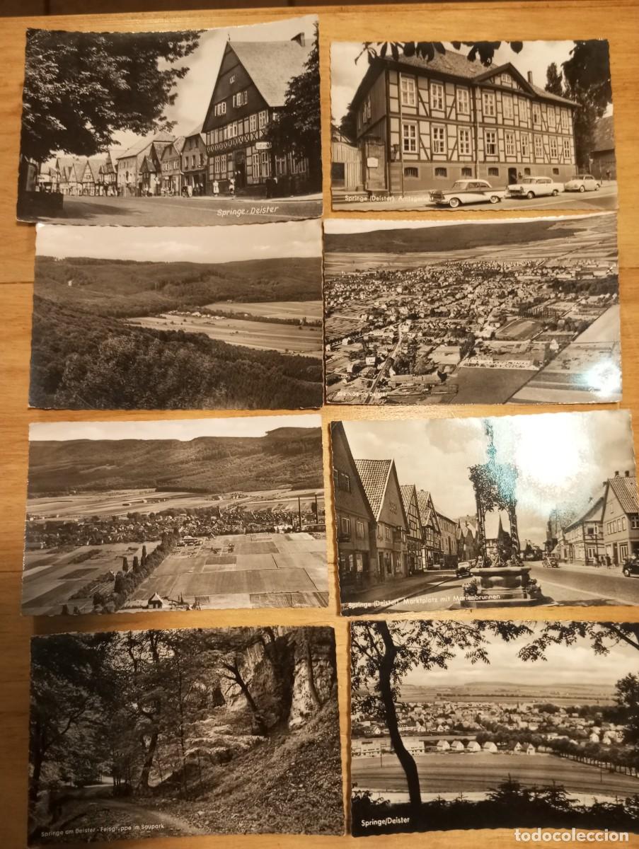 Postales: LOTE DE 8 ANTIGUAS POSTALES ALEMANAS DE SPRINGE AM DEISTER CIRCULADAS