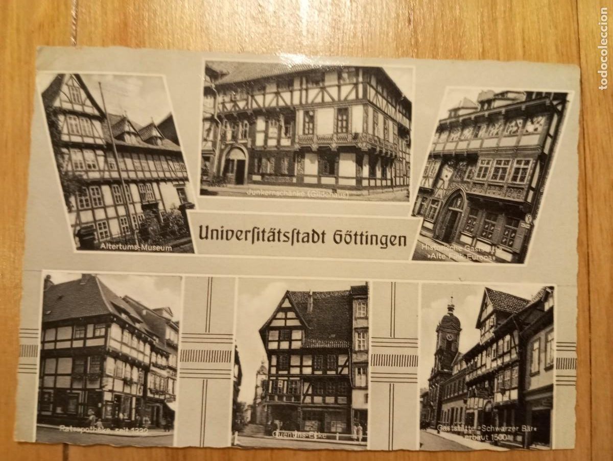 Postales: ALEMANIA, 1956, UNIVERSIDAD DE GOTTINGEN. CIRCULADA