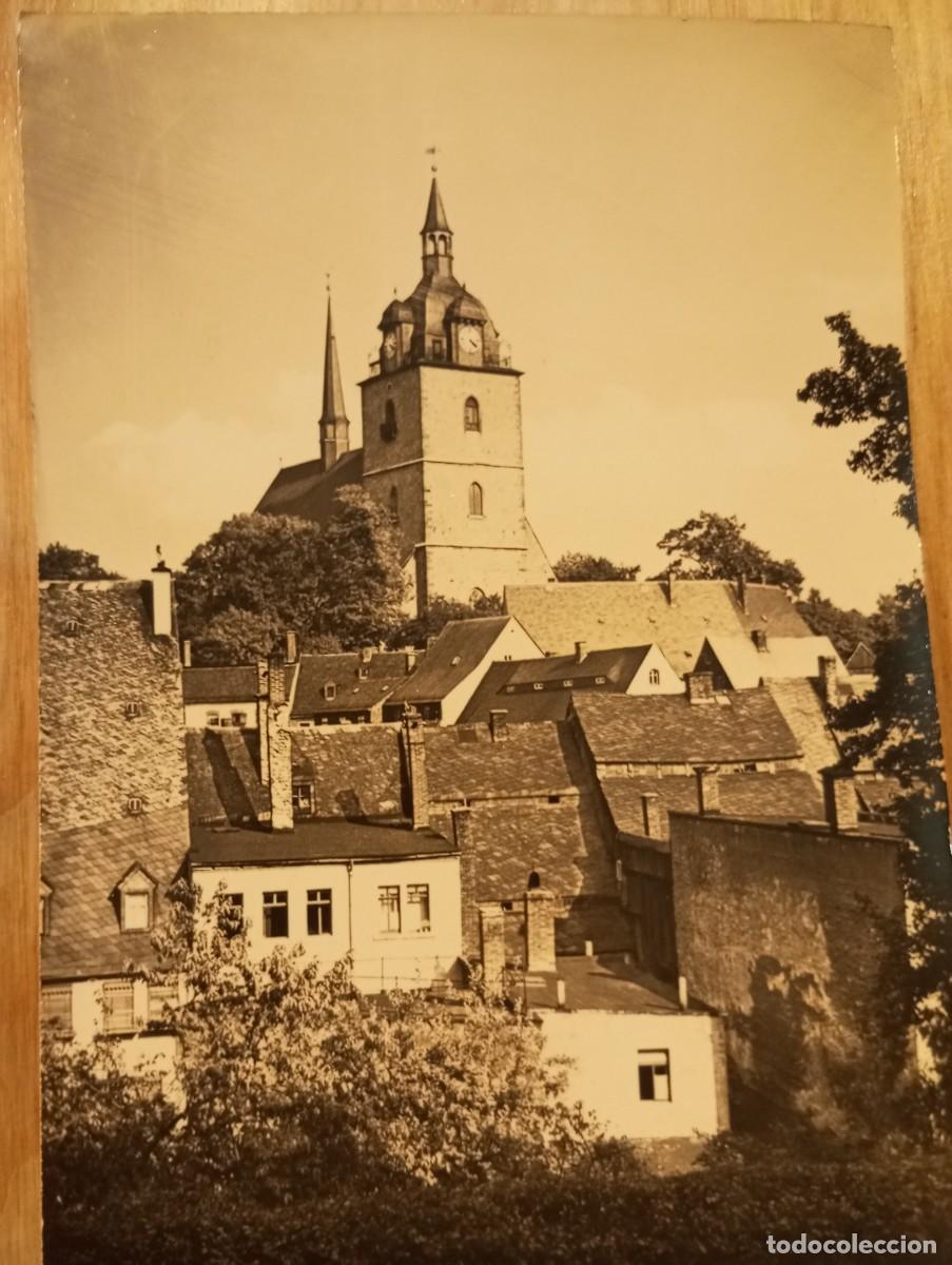 Postales: ALEMANIA, 1962, IGLESIA DE MITTWEIDA. CIRCULADA