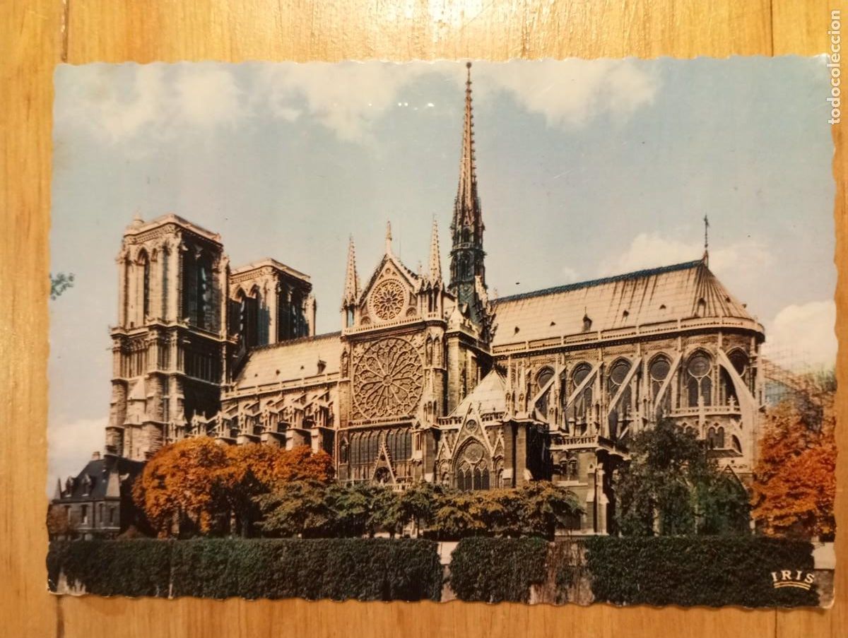 Postales: POSTAL FRANCESA CIRCULADA EN ALEMANIA, NOTRE DAME DE PARIS
