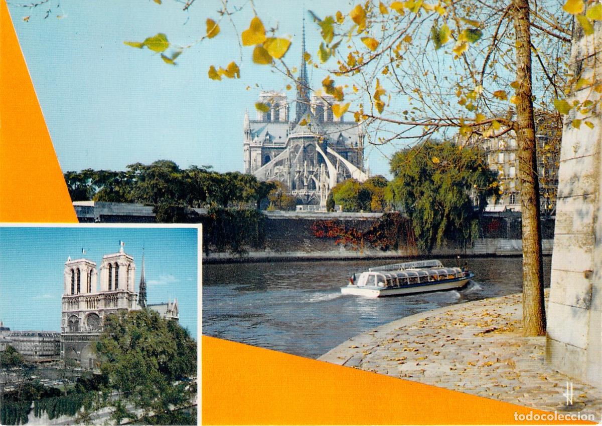 Postales: Postal de la Catedral de Notre-Dame en Par&iacute;s