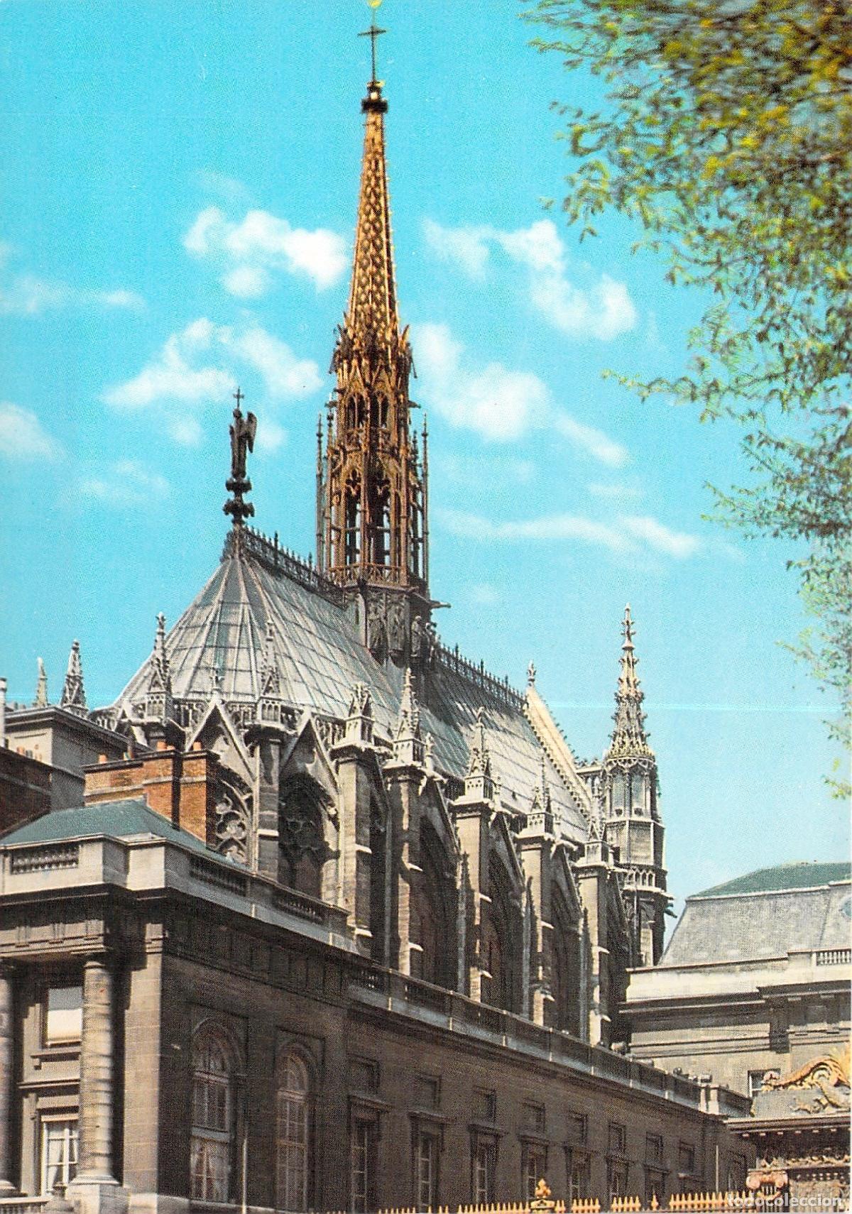 Postales: Postal de la Sainte-Chapelle en Par&iacute;s Francia