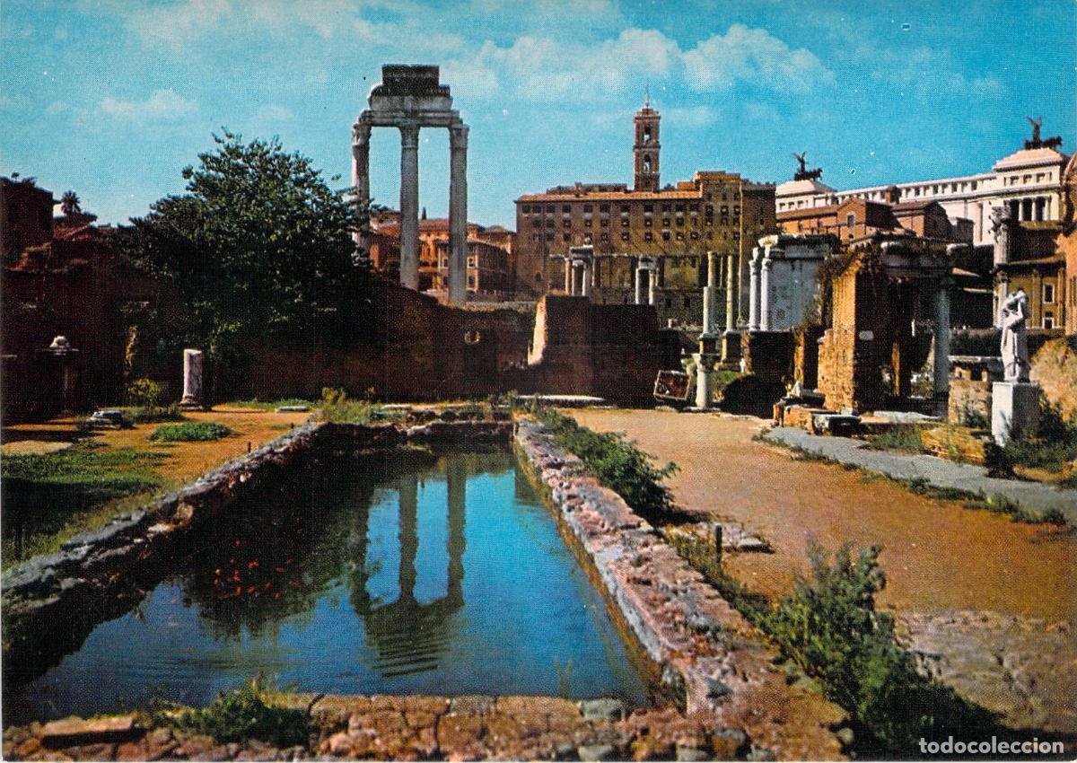 Postales: Postal del Foro Romano en Roma Italia