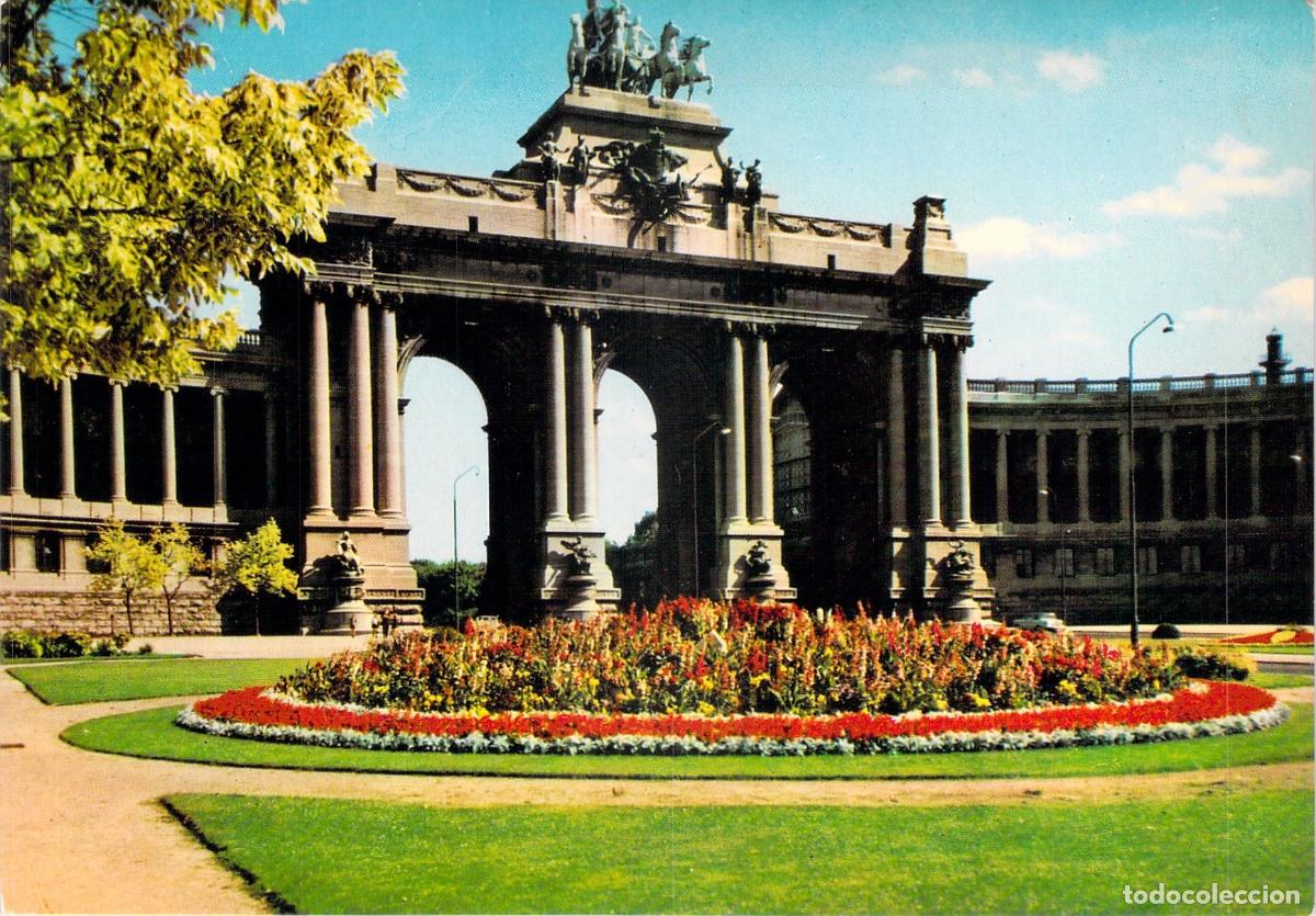 Postales: Postal de la Arcada del Cincuentenario en Bruselas