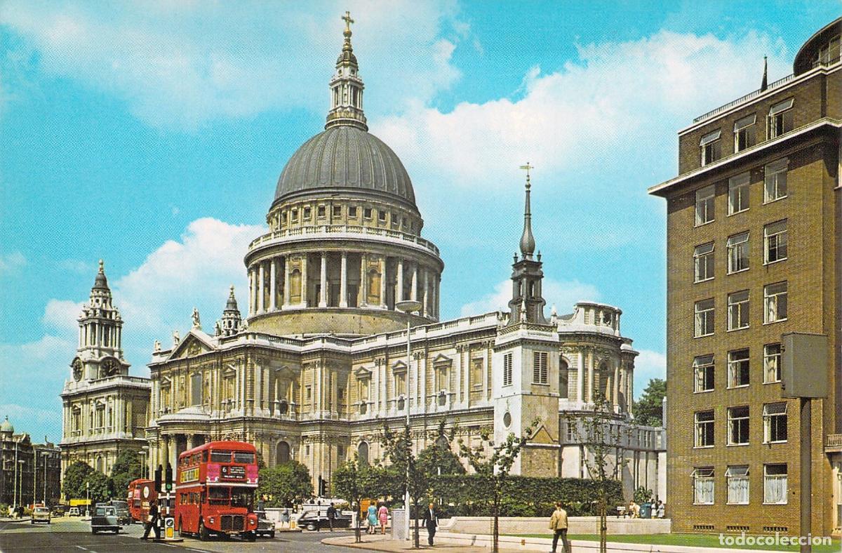 Postales: Postal de la Catedral de San Pablo en Londres