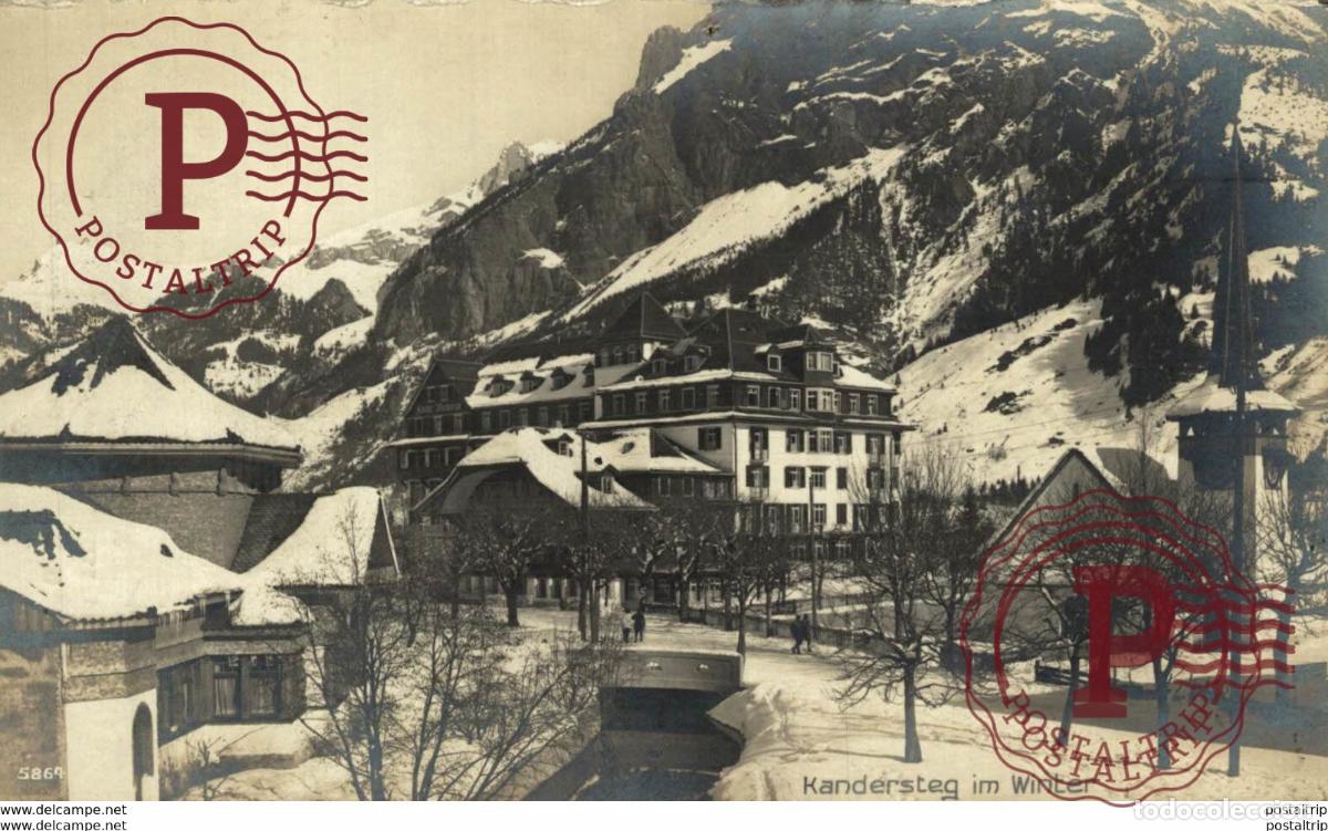 Cartoline: RPPC KANDERSTEG IM WINTER