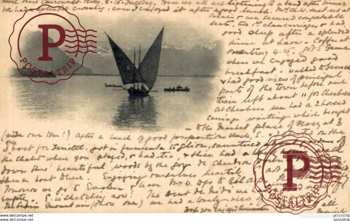 Postales: 1899 VEVEY A BERKSHIRE UK ENGLAND SuizaSwitzerlandSuisse