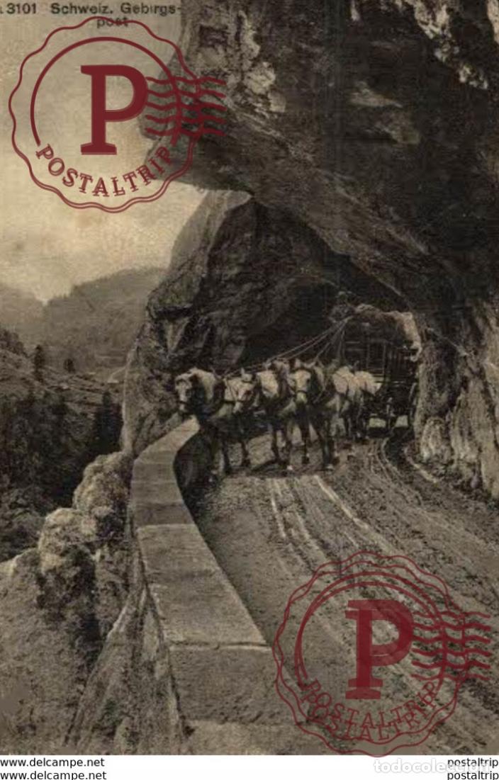 Postales: SCHWEIZ. GEBIRGSPOST. SuizaSwitzerlandSuisse