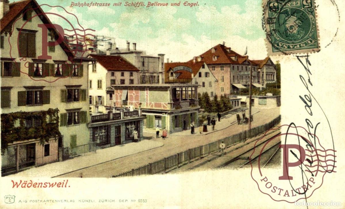 Postales: W&auml;denswil Bahnhofstrasse Schweiz Suisse Switzerland Svizzera