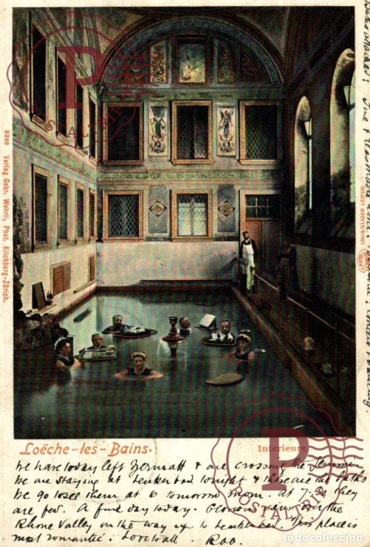Postales: LOECHE LES BAINS INTERIEURESchweiz Suisse Switzerland Svizzera