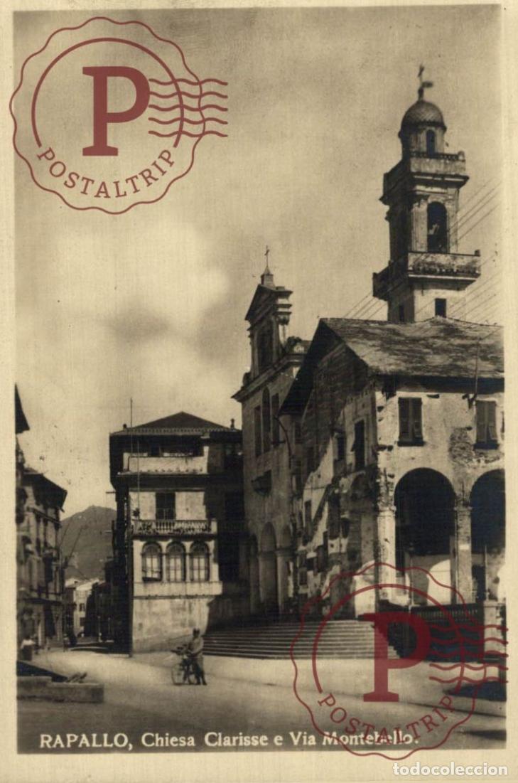 Postales: Rapallo - Chiesa Clarisse e Via Montebello Schweiz Suisse Switzerland Svizzera