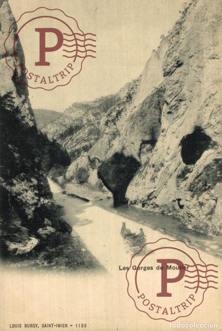 Postales: LES GORGES DE MOUTIER Schweiz Suisse Switzerland Svizzera