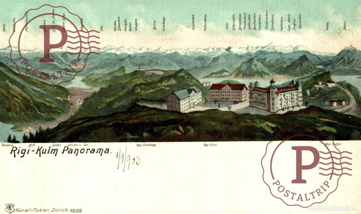 Cartes Postales: RIGI KULM PANORAMA Schweiz Suisse Switzerland
