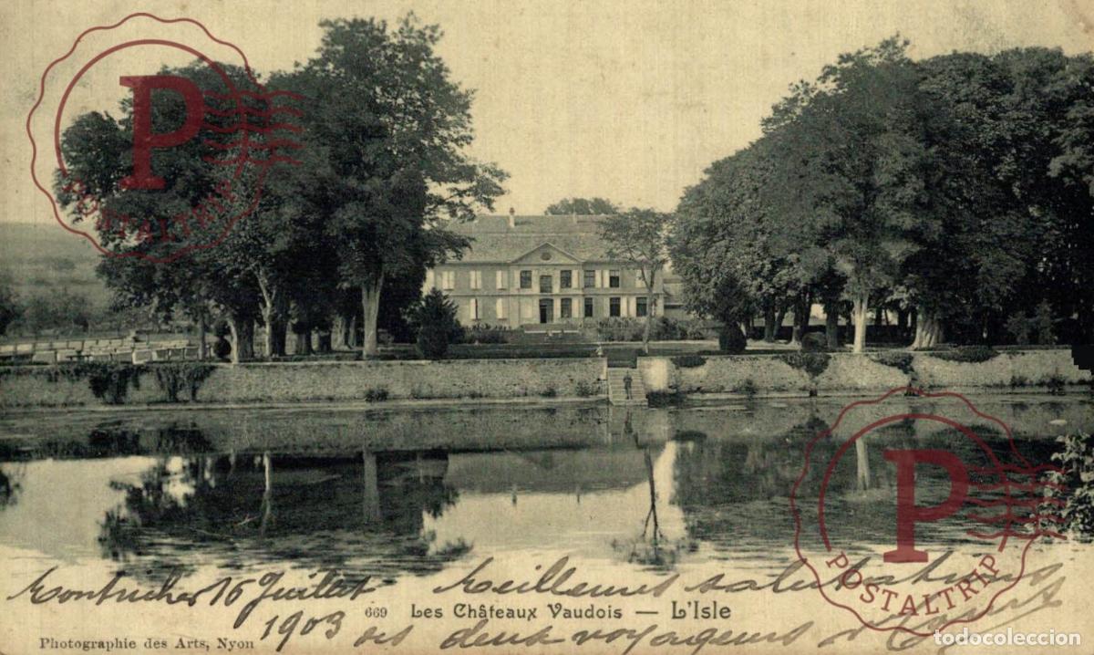 Postales: Suisse - LIsle - Les Ch&acirc;teaux Vaudois SUIZA SUISSE