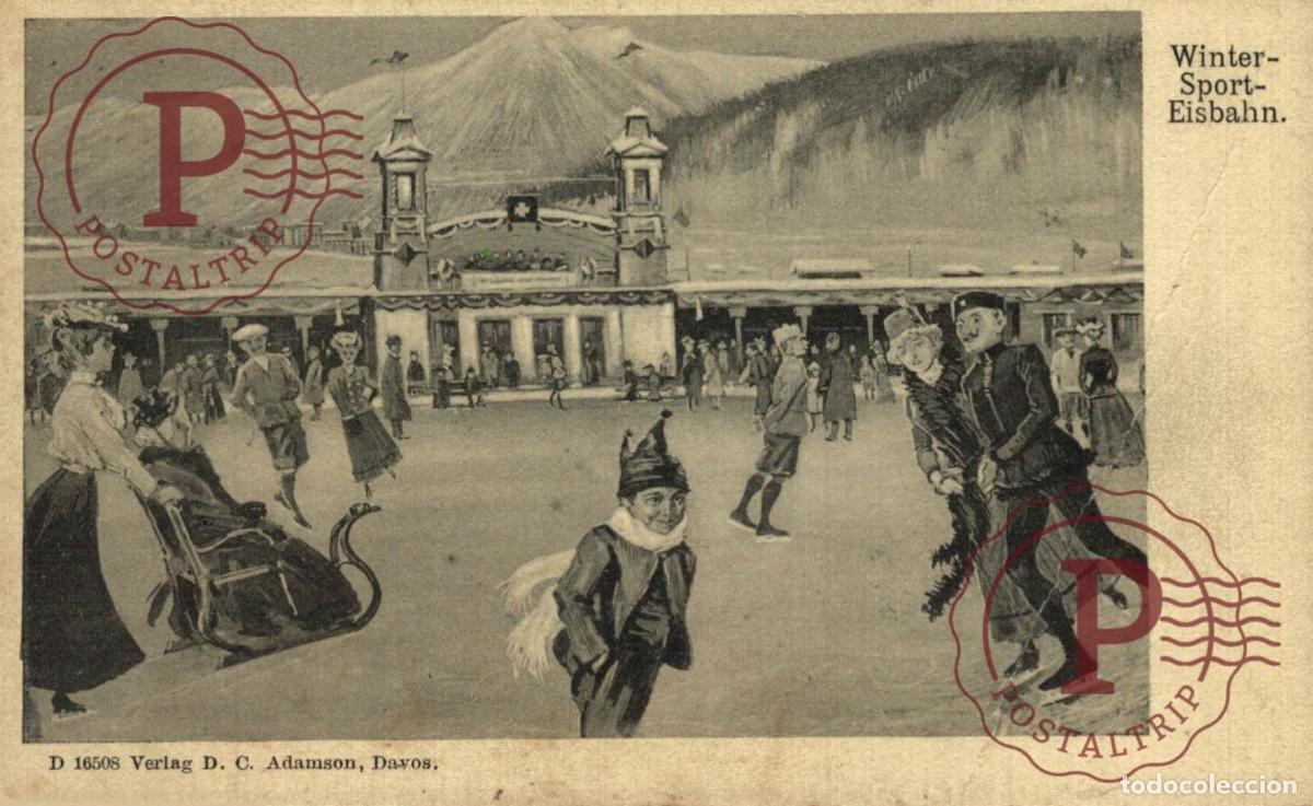 Postales: CRACK SEE SCAN WINTERSPORT EISBAHN Schweiz Suisse Switzerland