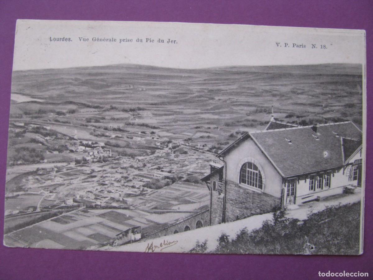 Postales: ANTIGUA POSTAL DE LOURDES. FRANCIA. CIRCULADA EN PORTUGAL EN EL A&Ntilde;O 1905