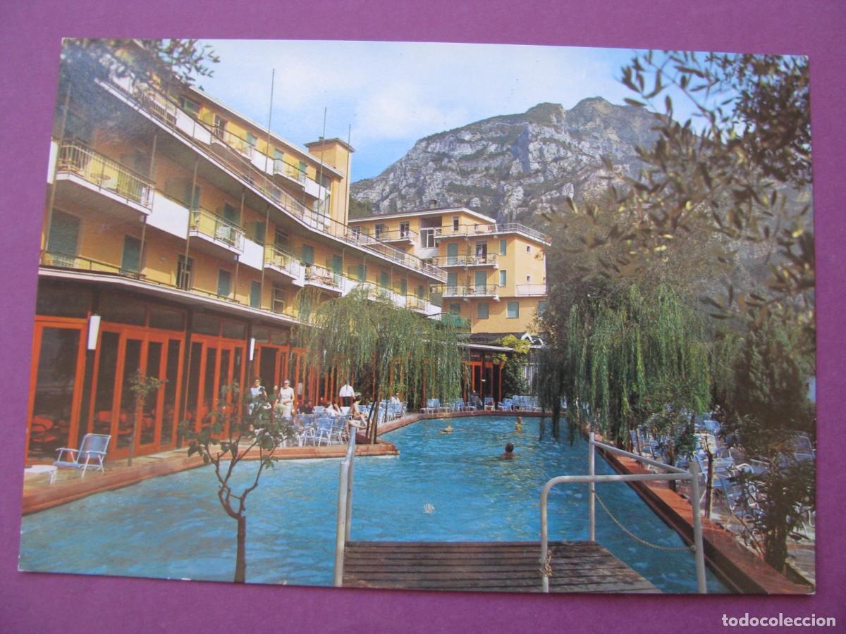 Postales: POSTAL DE ITALIA. HOTEL CRISTINA. LIMONE SUL GARDA.