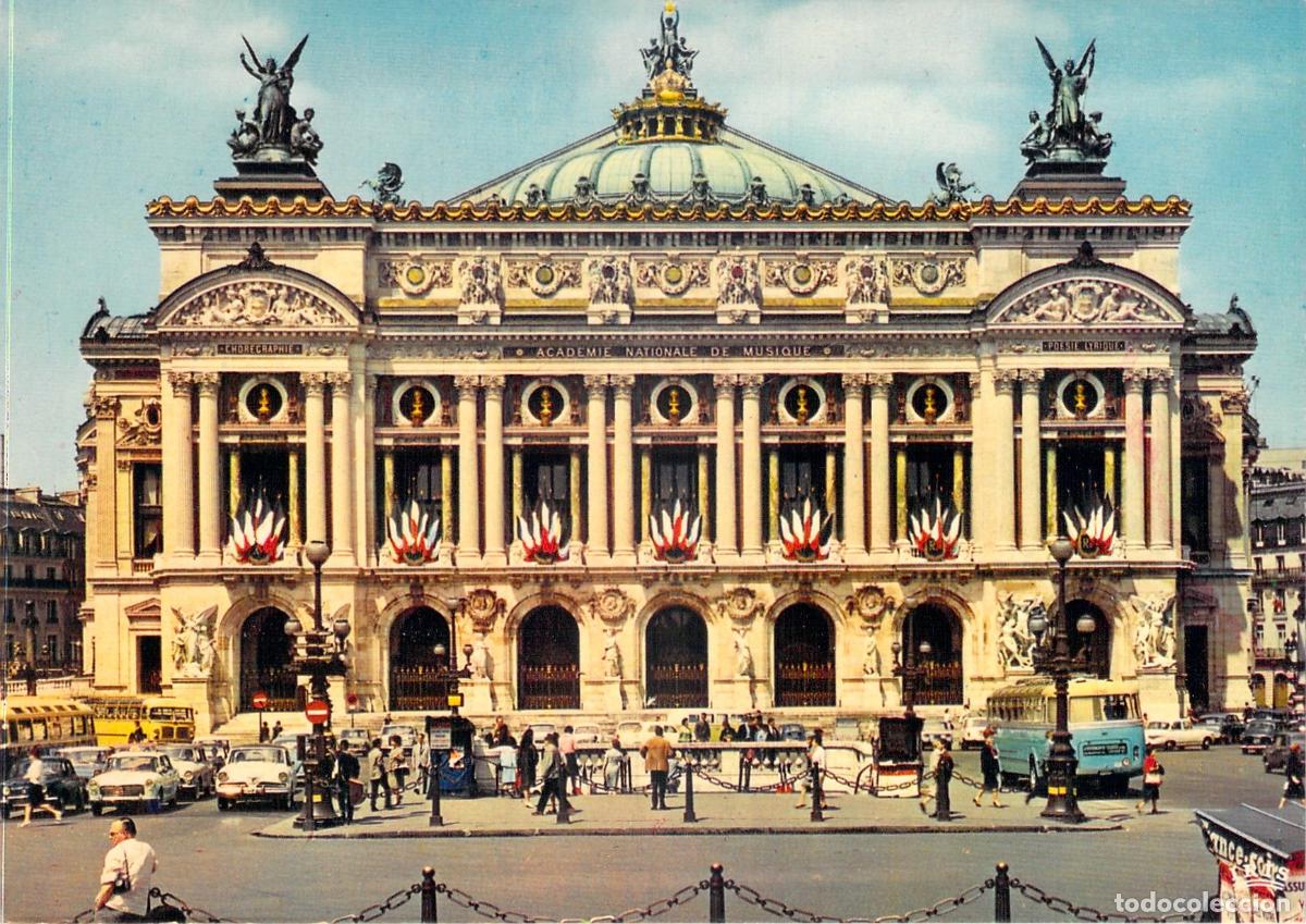 Postales: Postal del Palacio Garnier &Oacute;pera en Par&iacute;s Francia