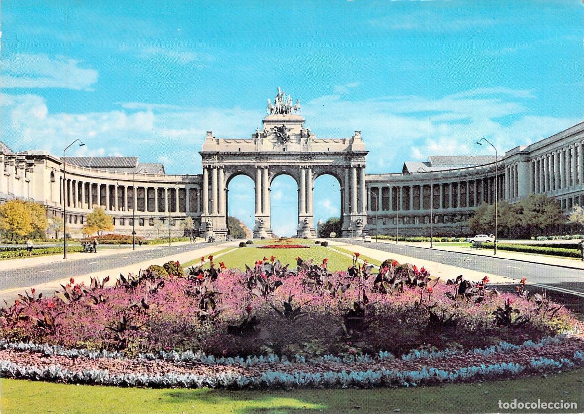 Postales: Postal del Arco del Triunfo en el Parque del Cincuentenario de Bruselas