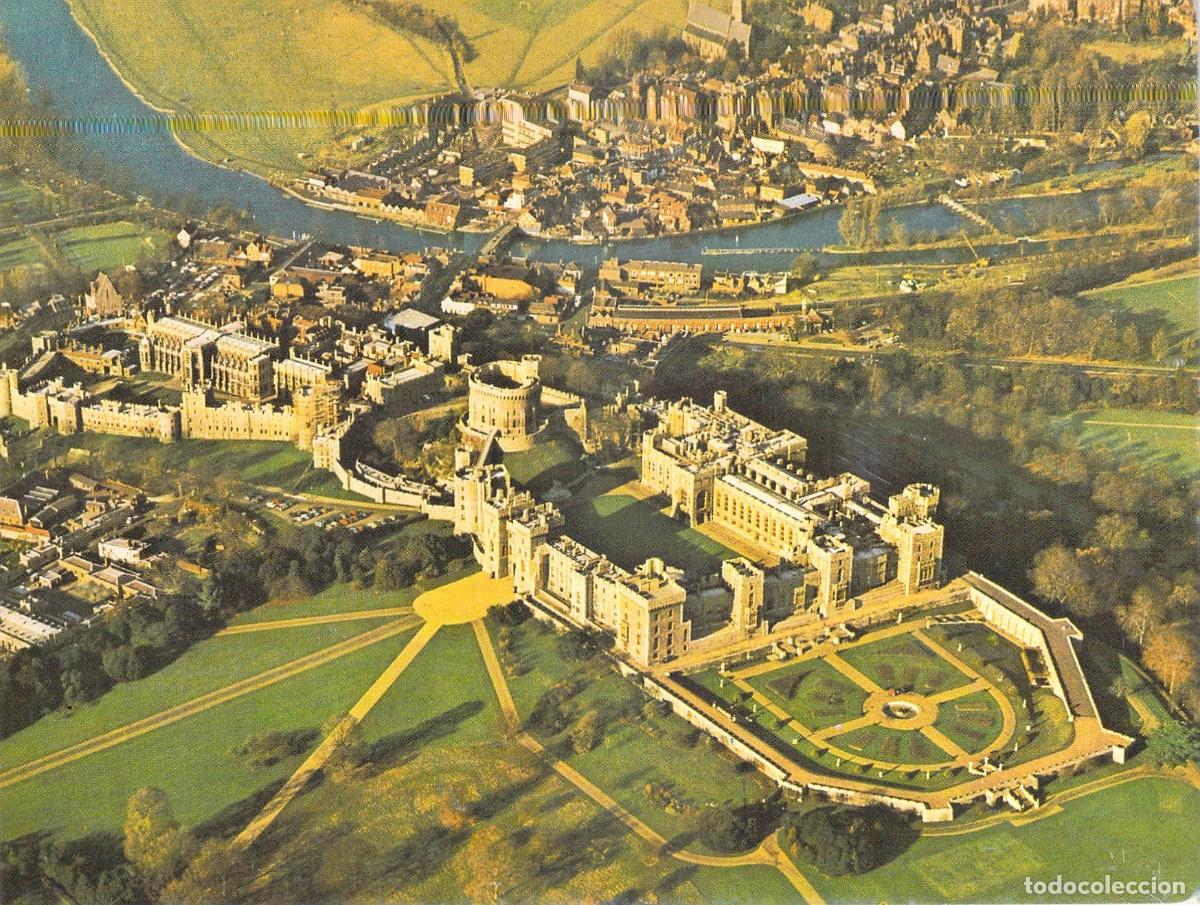 Postales: Postal a&eacute;rea del Castillo de Windsor, Inglaterra