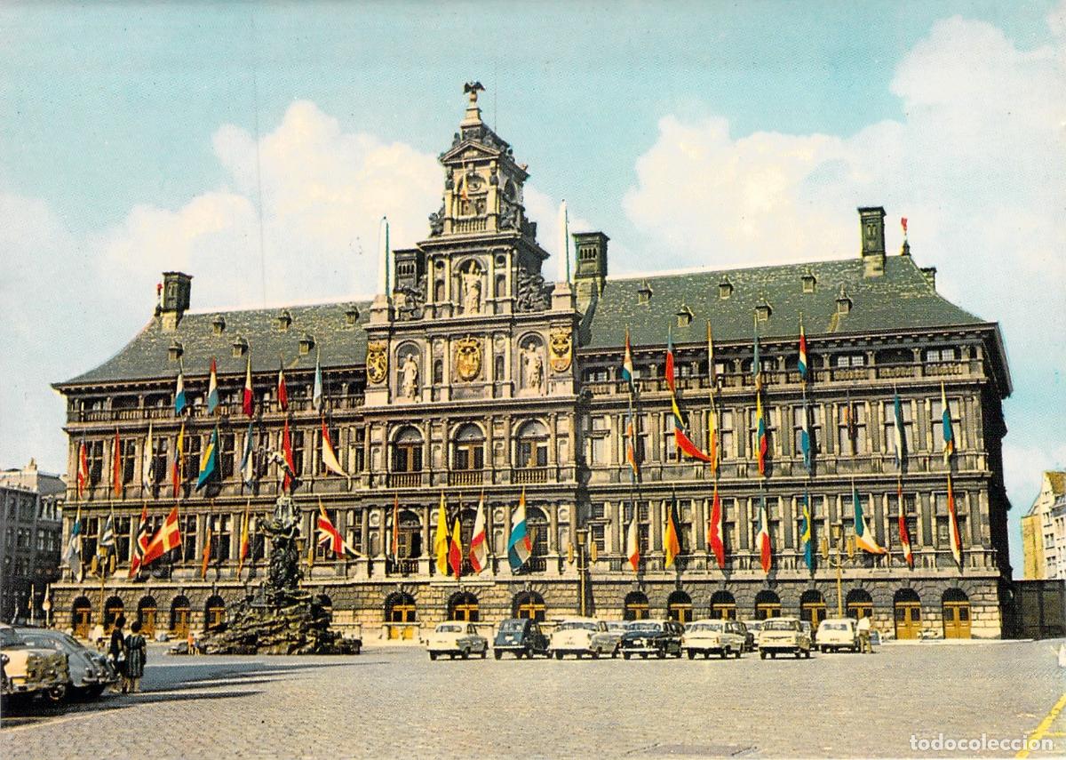 Postales: Postal de Amberes B&eacute;lgica Fachada del Ayuntamiento