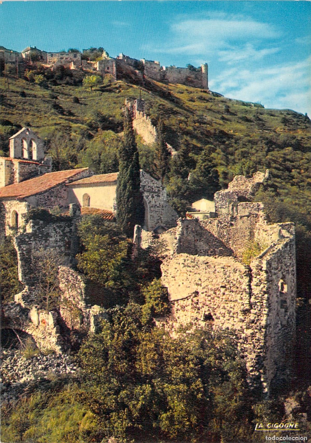 Postales: Postal de las ruinas de Rochemaure en los alrededores de Montelimar