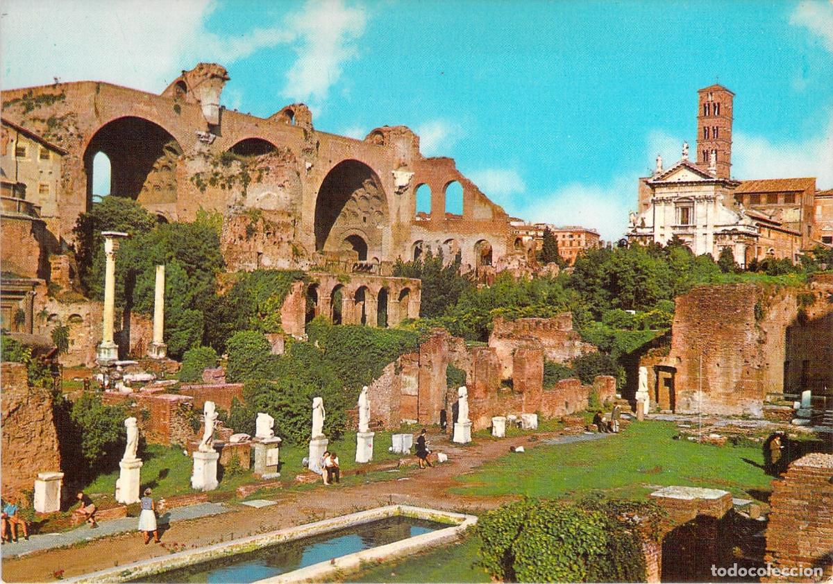 Postales: Postal de Roma: El Foro Romano en Italia