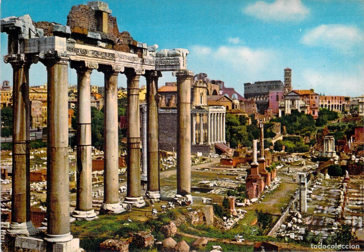 Postales: Postal del Foro Romano en Roma