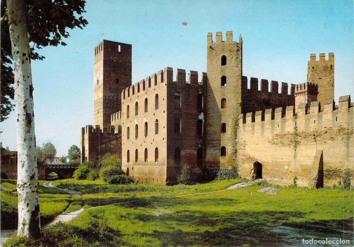 Postales: Postal de Montagnana Castillo y torre de Ezzelino Italia