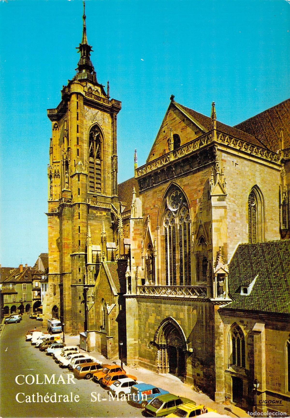 Postales: Postal de la Catedral Saint-Martin en Colmar, Francia