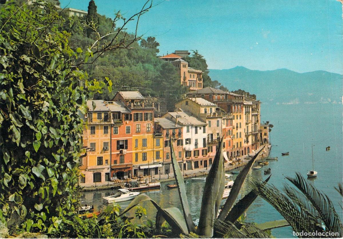 Postales: Postal de Portofino vista de la costa italiana