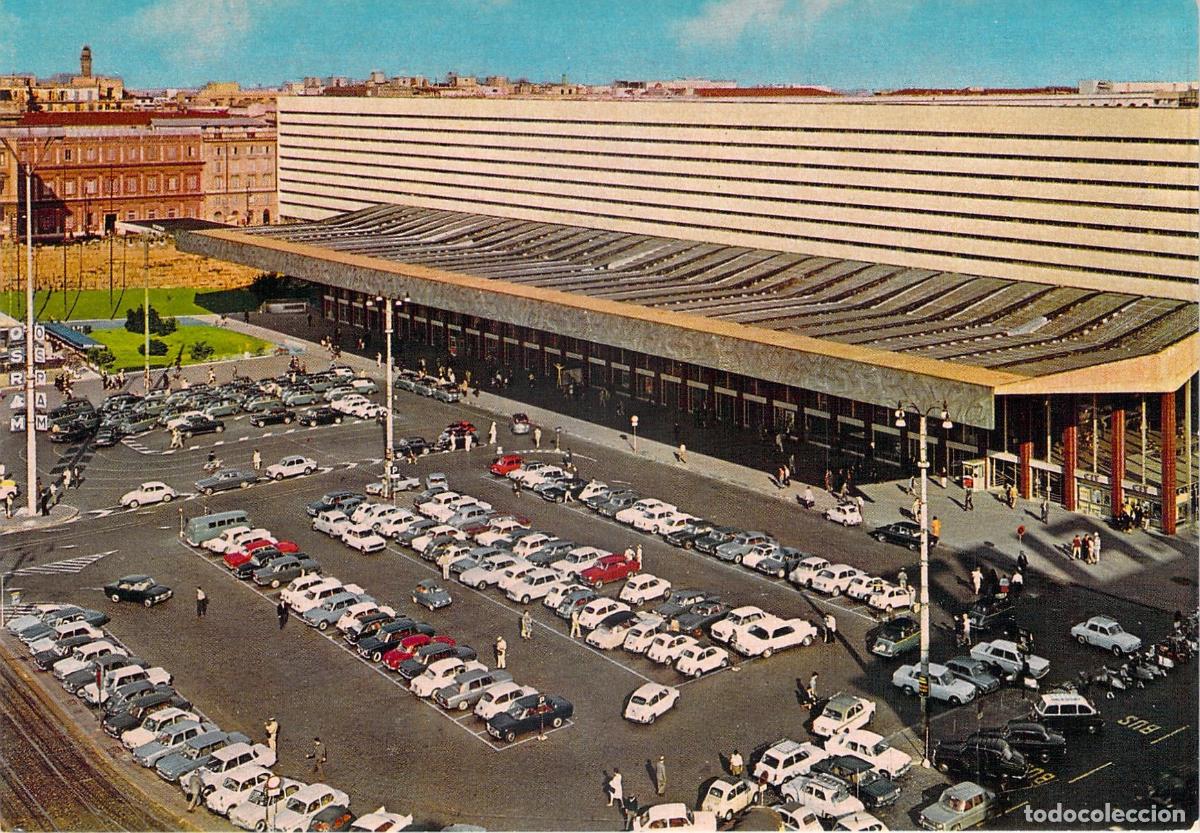 Postales: Postal de la Estaci&oacute;n Termini en Roma