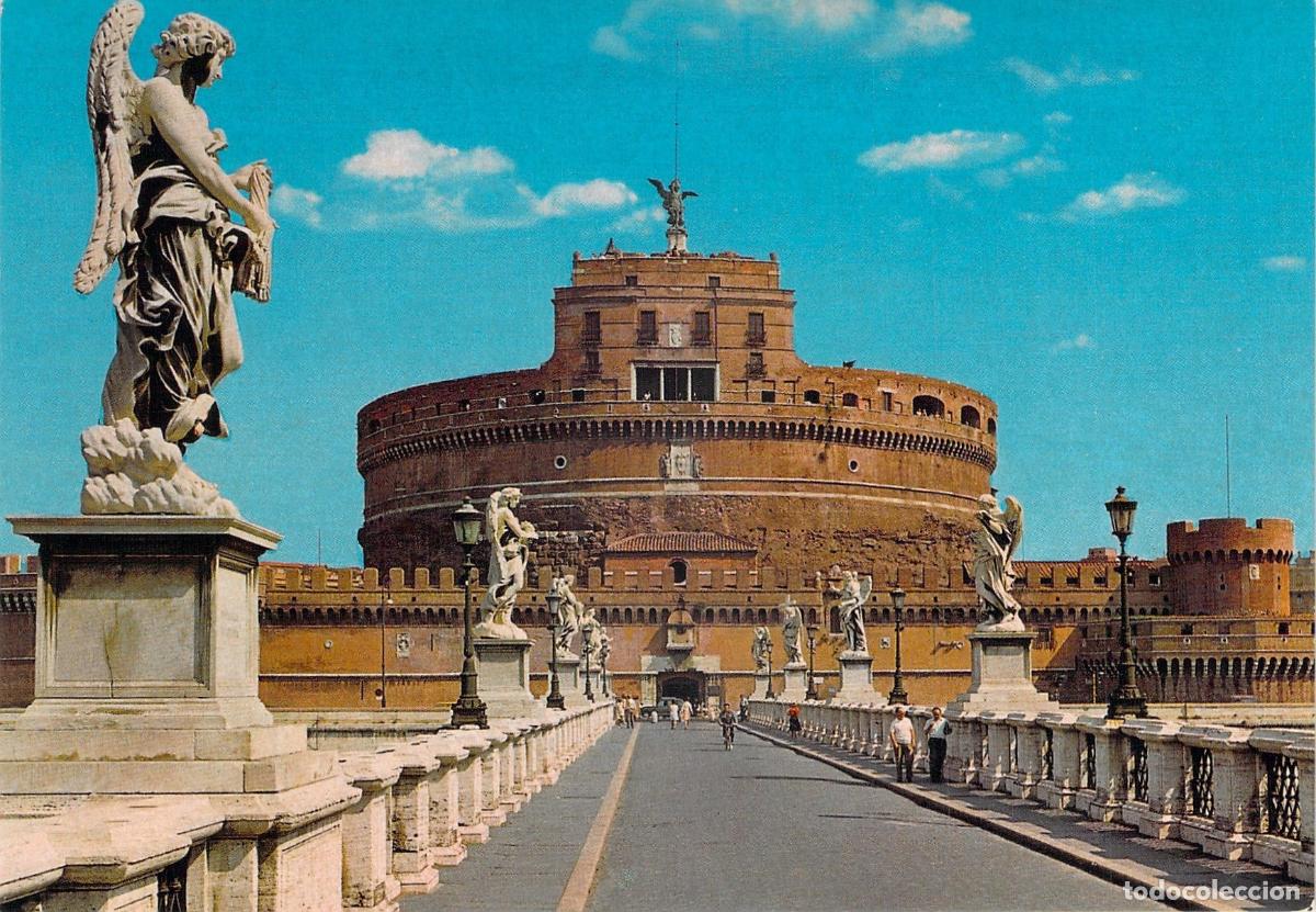 Postales: Postal de Castel Sant'Angelo en Roma