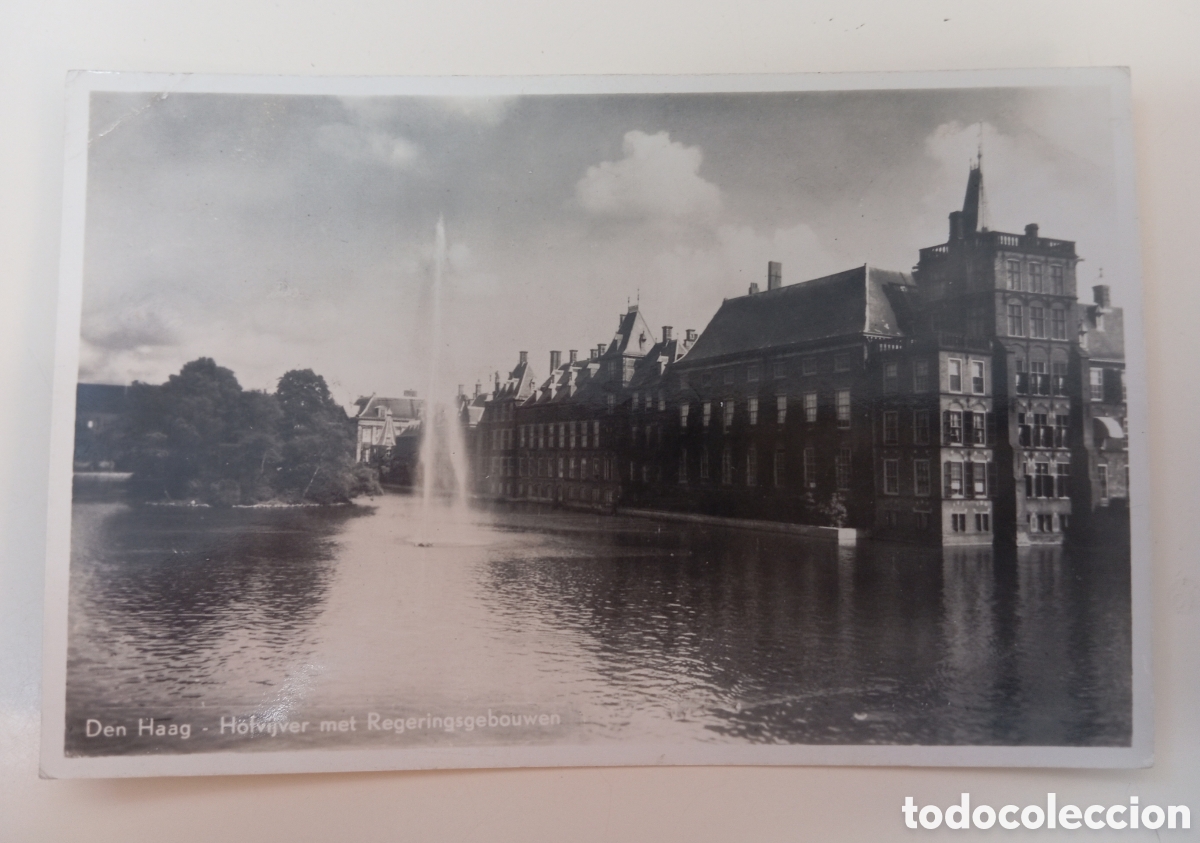 Postales: Postal Holanda La Haya Hofvijver 1954
