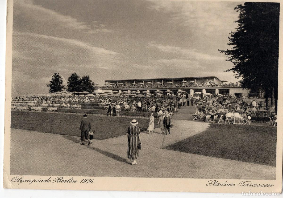 Postales: OLIMPIADA DE BERL&Iacute;N 1936 - ESTADIO TERRASSEN. TARJETA POSTAL