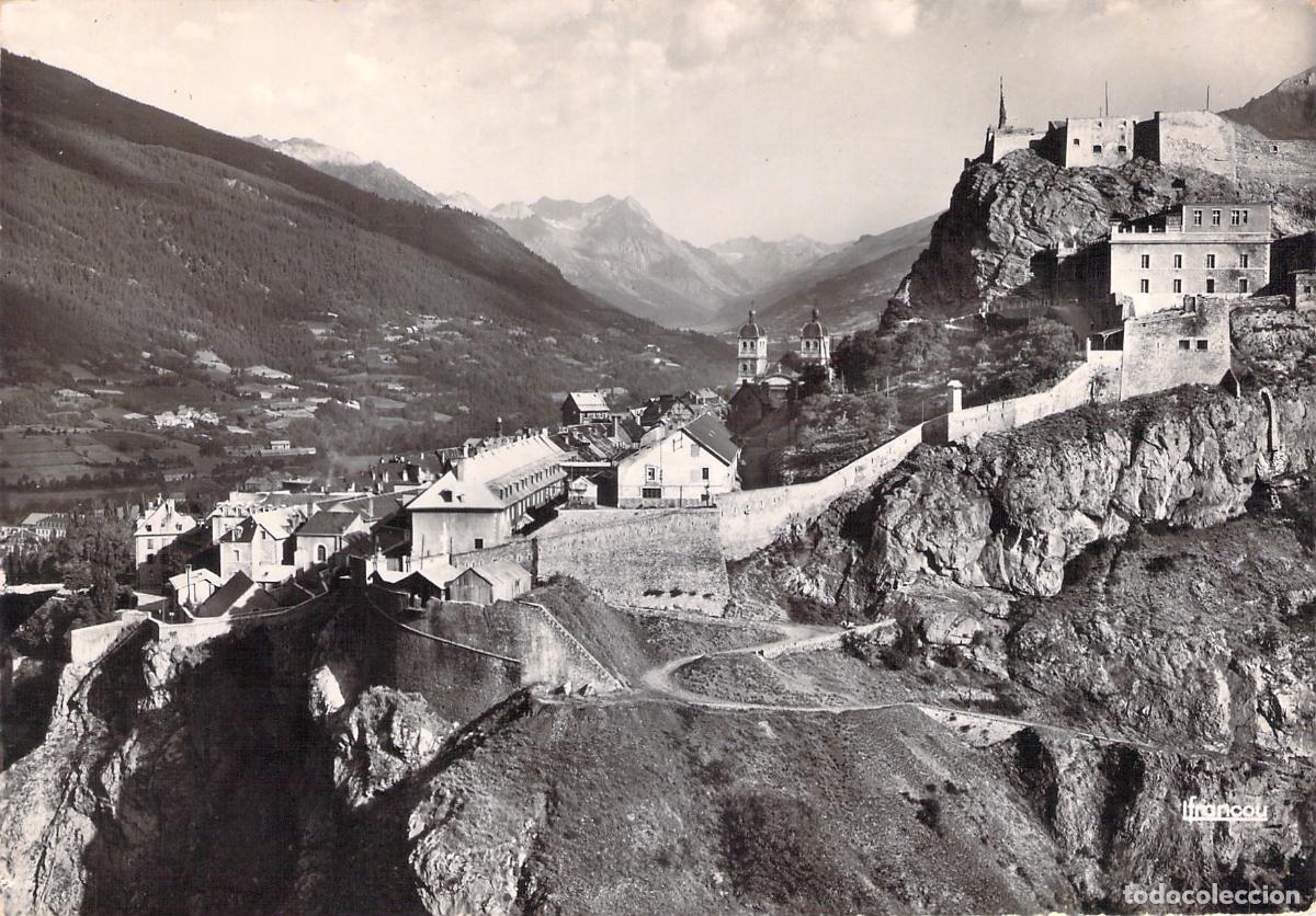 Postales: Postal de Brian&ccedil;on y su Castillo en los Alpes Franceses
