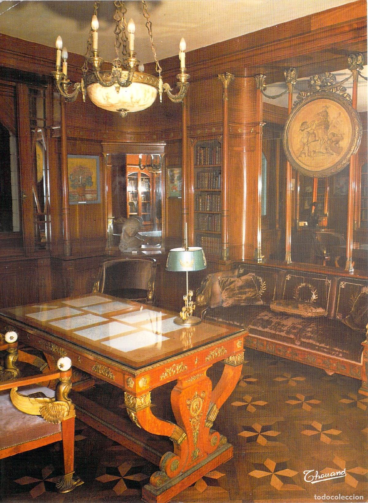 Postales: Postal de la oficina en la Villa Arnaga, Cambo-les-Bains, Francia