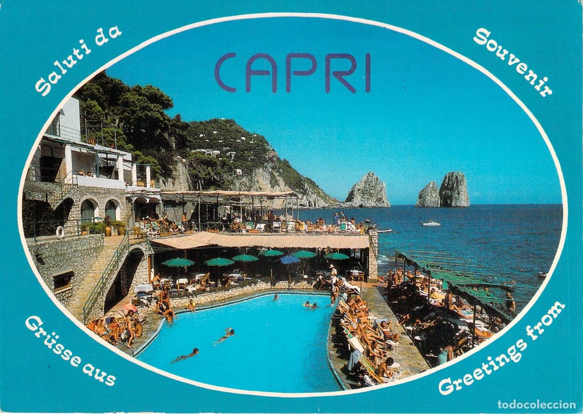 Postales: Postal de Canzone del Mare Capri Italia