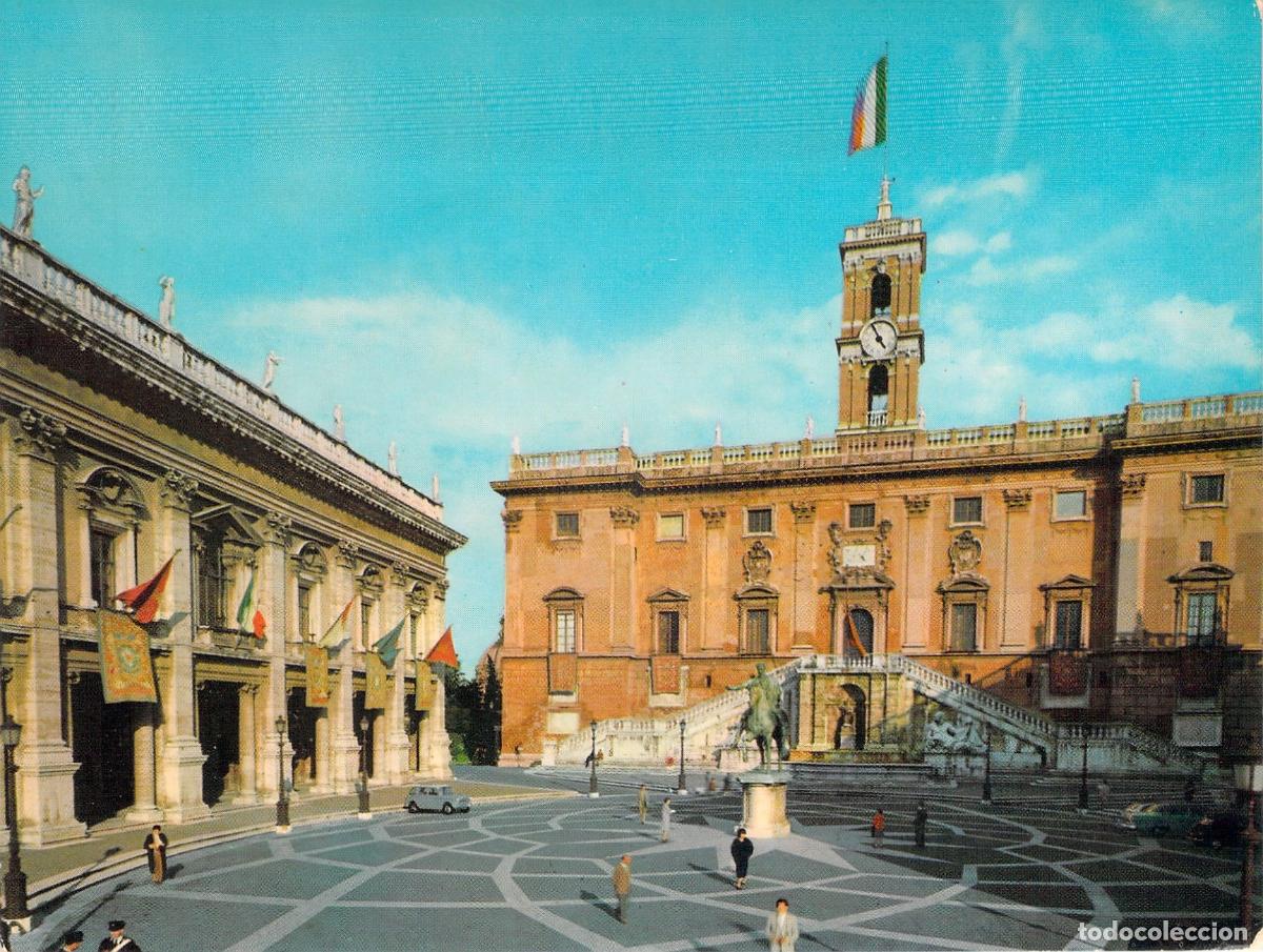 Postales: Postal del Campidoglio en Roma Italia