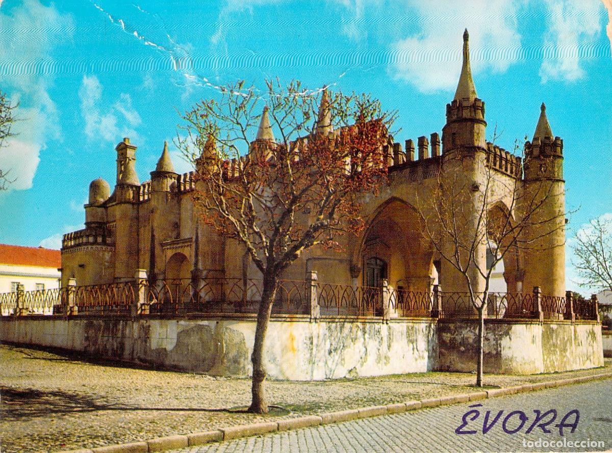 Postales: Postal de la Ermida de S&atilde;o Br&aacute;s en &Eacute;vora, Portugal