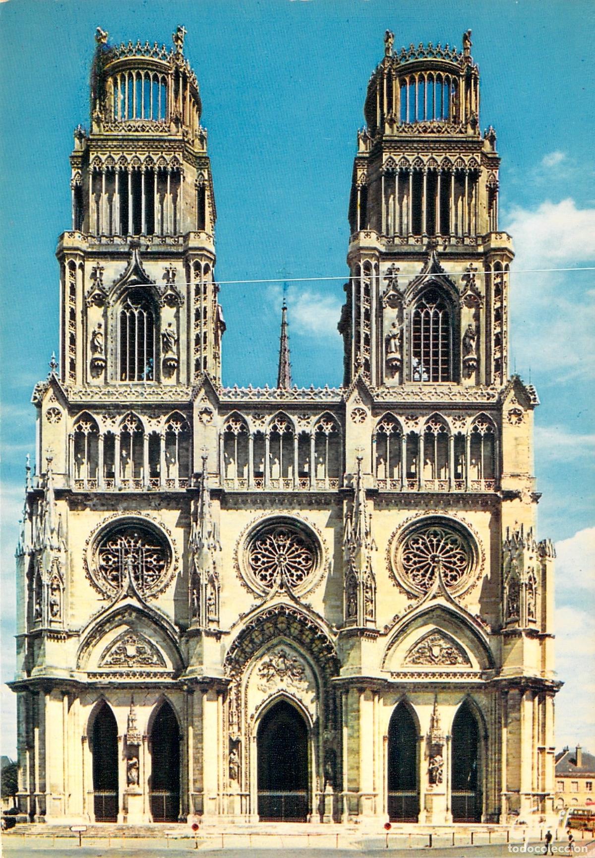 Postales: Postal de la Catedral de Sainte-Croix en Orleans, Francia