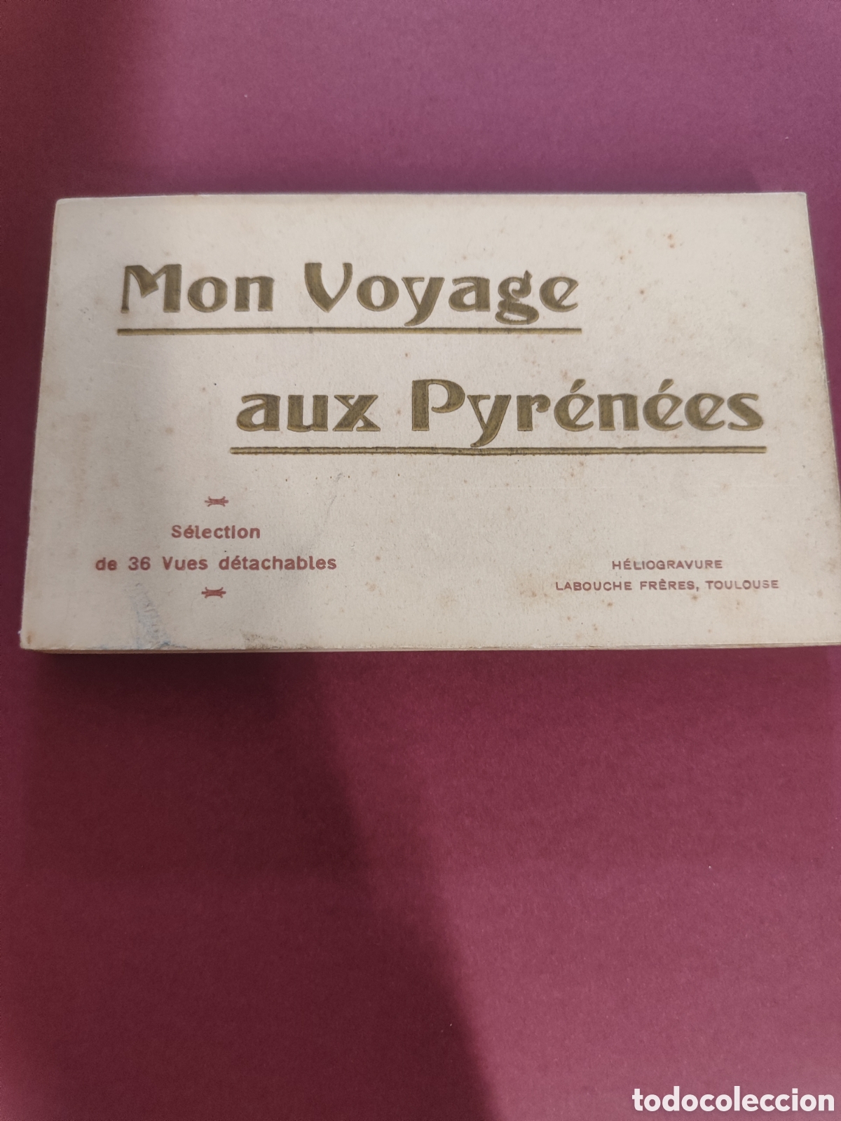 Postales: Serie de postales antiguas Mon voyage aux pyrenees. 36 vistas
