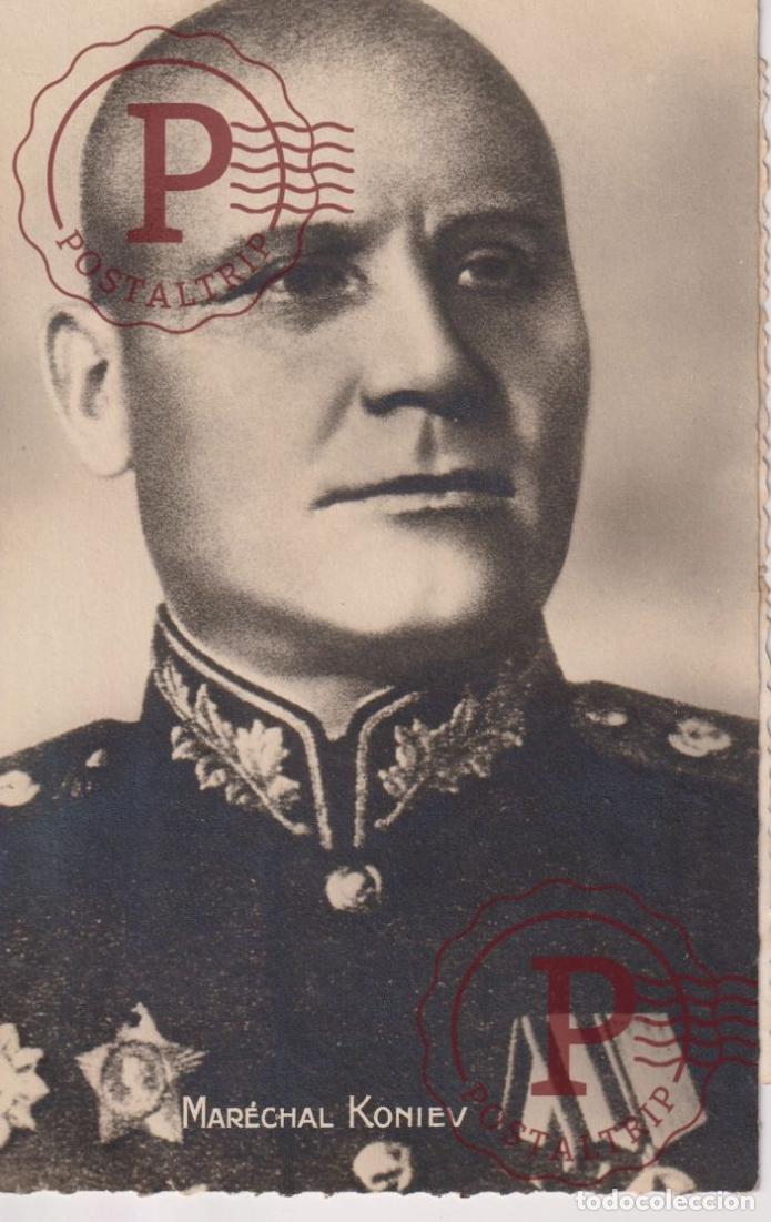 Postales: RUSIA. RUSSIE - RUSSIA - Mar&eacute;chal KONIEV. 2 PHOTOS BACKSIDE