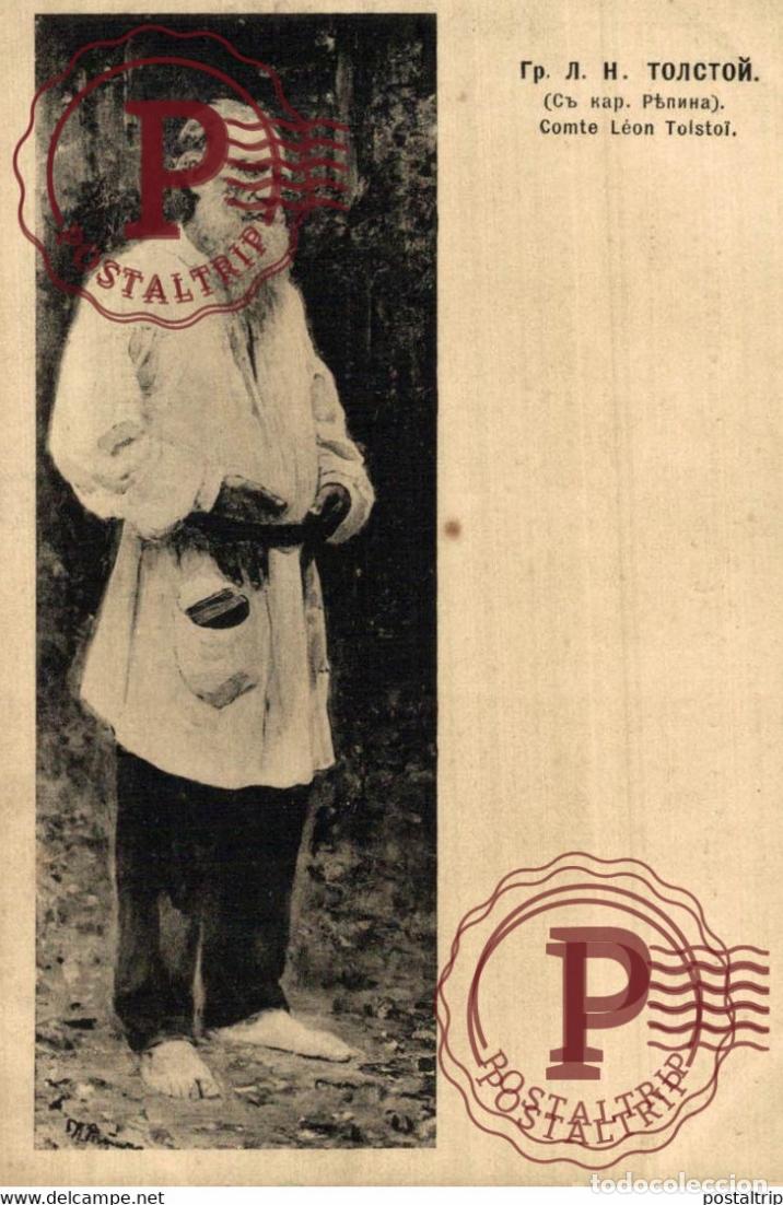 Postkarten: COMTE LEON TOLSTOI Russia RUSSE RUSIA RUSSIE