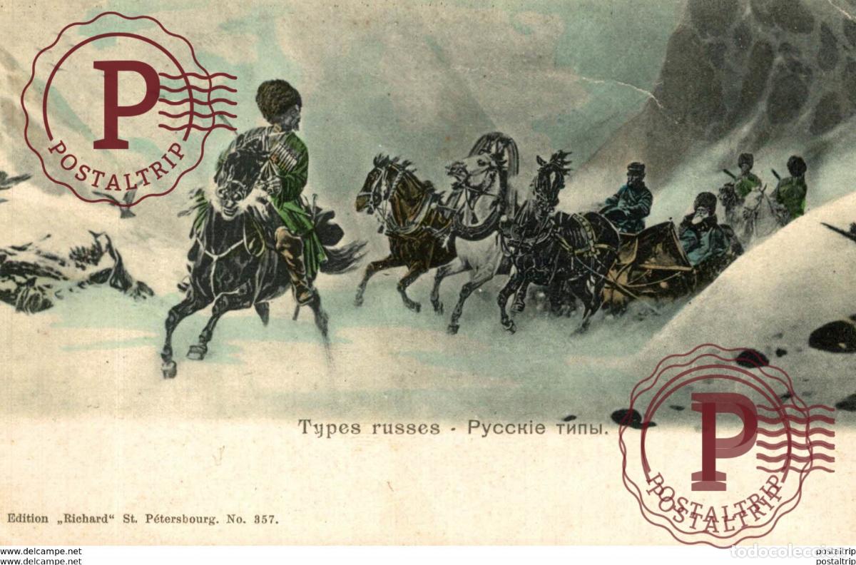 Postales: RUSSIE -- -TYPES RUSSES .. russa rusia rusland RUSSE RUSSIE