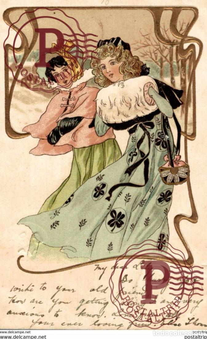 Cartes Postales: 1902 ILLUSTRADO russa rusia rusland RUSSE SMALL TEAR