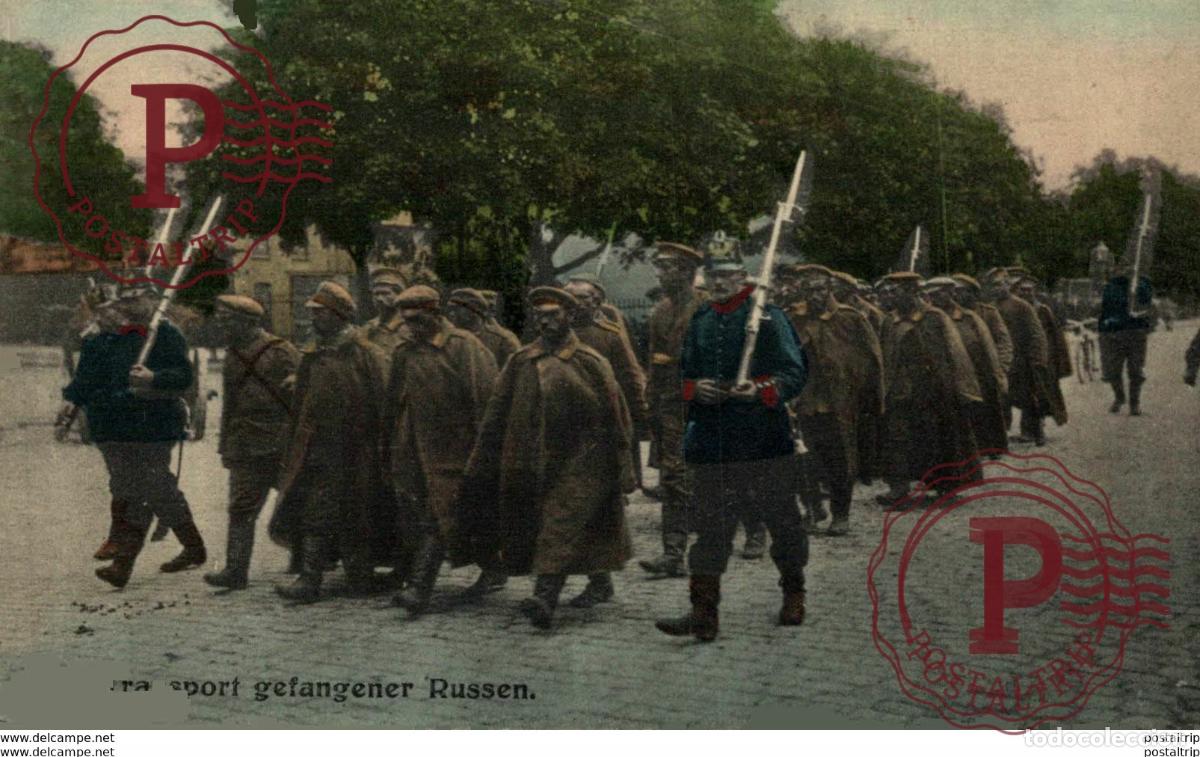 Postales: VERY RARE TRANSPORT GEFANGENER RUSSEN RUSSIA RUSLAND RUSO rusland RUSSE